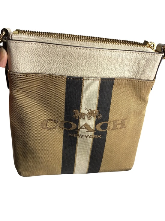 Coach Handbags - Coach Horse And Carriage Jacquard Kitt Crossbody